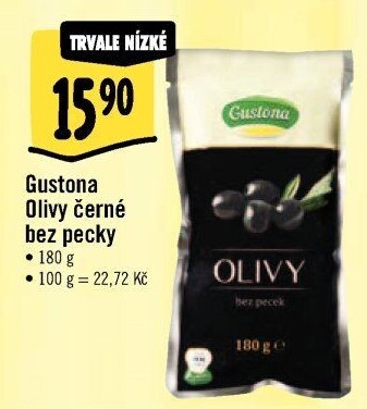 Olivy černé Gustona