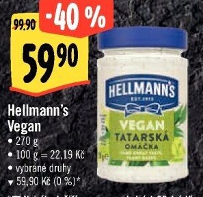 Produkty Vegan Hellmann'