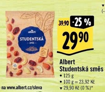 Studentská směs Albert