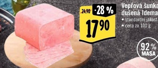 Šunka vepřová dušená standard Idema