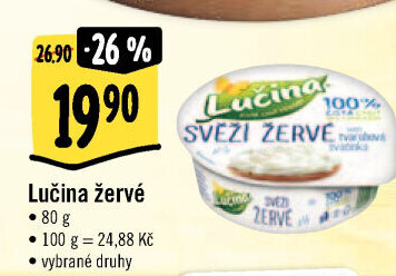 Svěží žervé Lučina