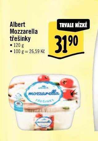 Sýr Mozzarella třešinky Albert