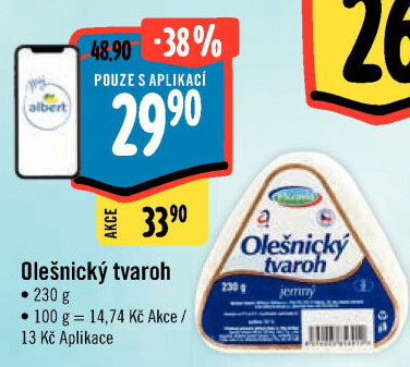 Tvaroh jemný Olešnický Moravia