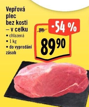 Vepřová plec bez kosti