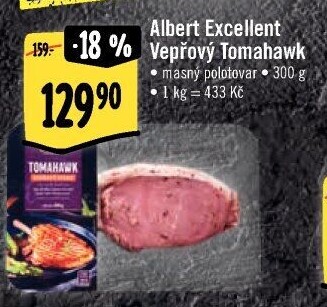 Vepřový steak tomahawk Albert Excellent