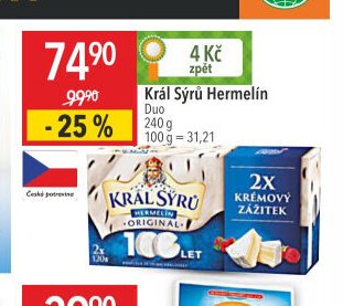 Král Sýrů Hermelín