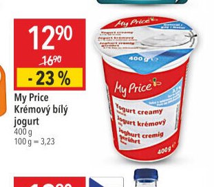 My Price Krémový bílý jogurt