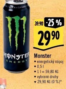 Energetický nápoj Monster Energy
