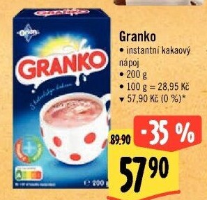 Instantní kakao Granko