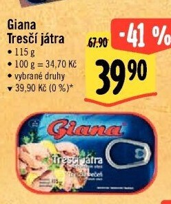 Játra tresčí Giana