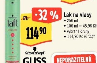 Lak na vlasy Taft Schwarzkopf