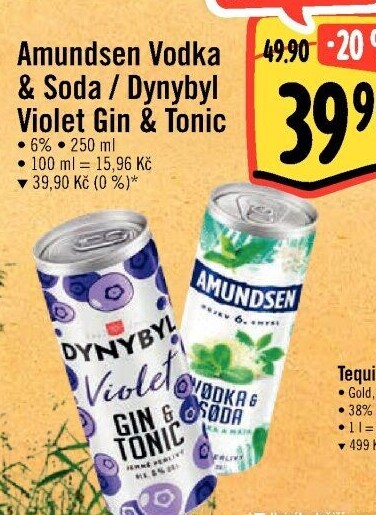 Míchaný nápoj Amundsen vodka &amp