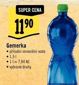 Minerální voda Gemerka