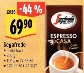 Mletá káva Espresso Casa Segafredo