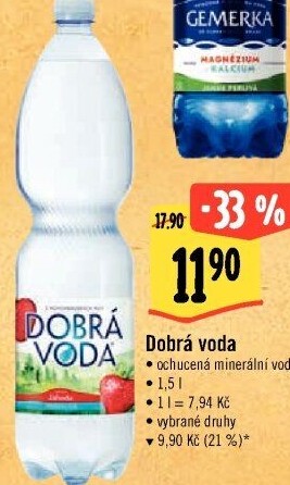Ochucená voda Dobrá voda