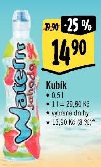 Ochucená voda Waterrr Kubík