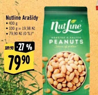 Pražené arašídy NutLine