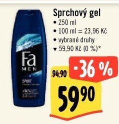 Sprchový gel Fa