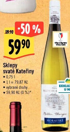 Vína Sklepy svaté Kateřiny