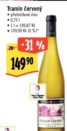 Víno Tramín červený Sommelier Collection - přívlastkové