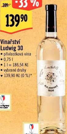 Víno Vinařství Ludwig - přívlastkové