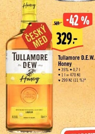 Whisky irská Honey Tullamore Dew