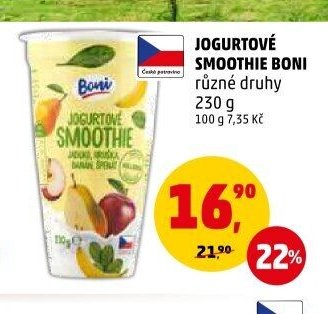Jogurtové smoothie Boni