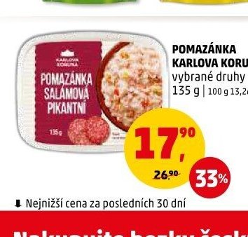 Pomazánka Karlova Koruna