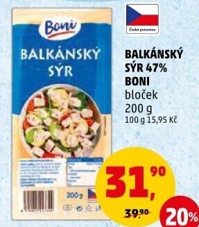 Balkánský sýr Boni