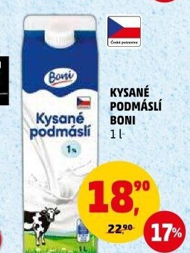 Nápoj podmáslí kysané Boni