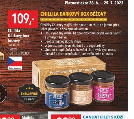 Chillila dárkový box béžový