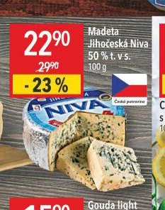 Madeta Jihočeská Niva 50 % t. v s.