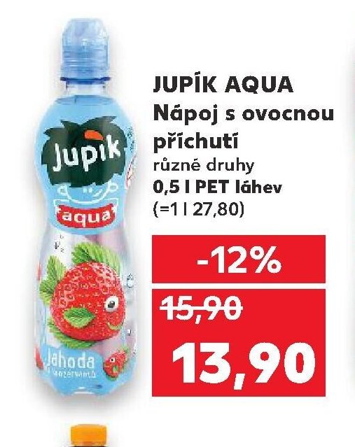 JUPÍK AQUA Nápoj s ovocnou příchutí