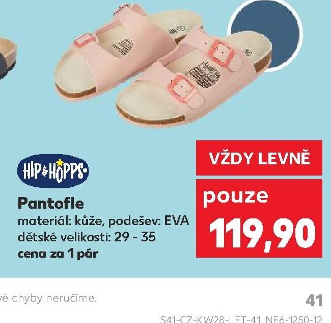 Hip&Hopps pantofle