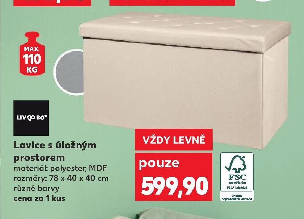 Lavice s úložným prostorem