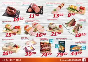 akční leták ESO MARKET 12.7.2023-23.7.2023