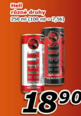 Energetický nápoj Hell