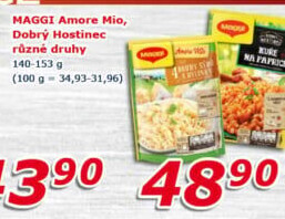 Jídla instantní Amore mio Maggi