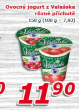 Jogurt ovocný z Valašska Mlékárna Valašské Meziříčí