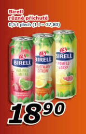 Nealkoholické pivo ochucené Birell