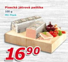 Paštika játrová písecká Maso uzeniny Písek