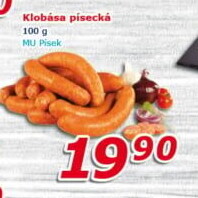 Písecká klobása Maso uzeniny Písek