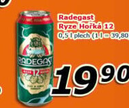 Pivo světlý ležák 12° Ryze hořká Radegast