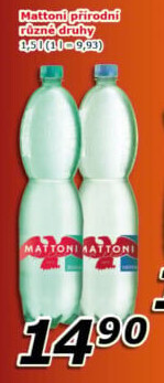 Přírodní voda Mattoni