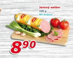 Salám jemný Krásno