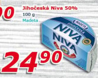 Sýr Niva Jihočeská 50% Madeta