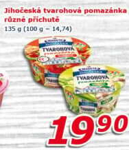 Tvarohová pomazánka Jihočeská Madeta