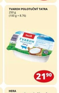 TVAROH POLOTUČNÝ TATRA