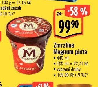 Zmrzlina Magnum pinta
