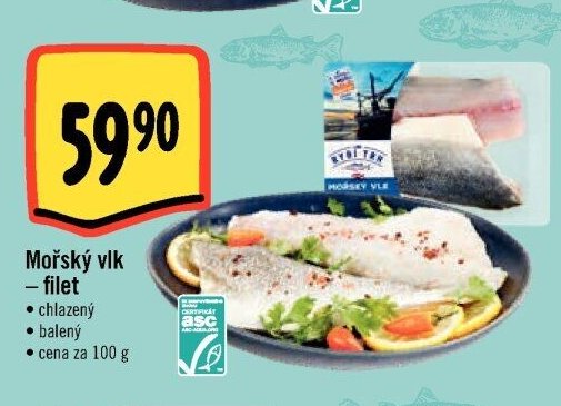 Mořský vlk - filet